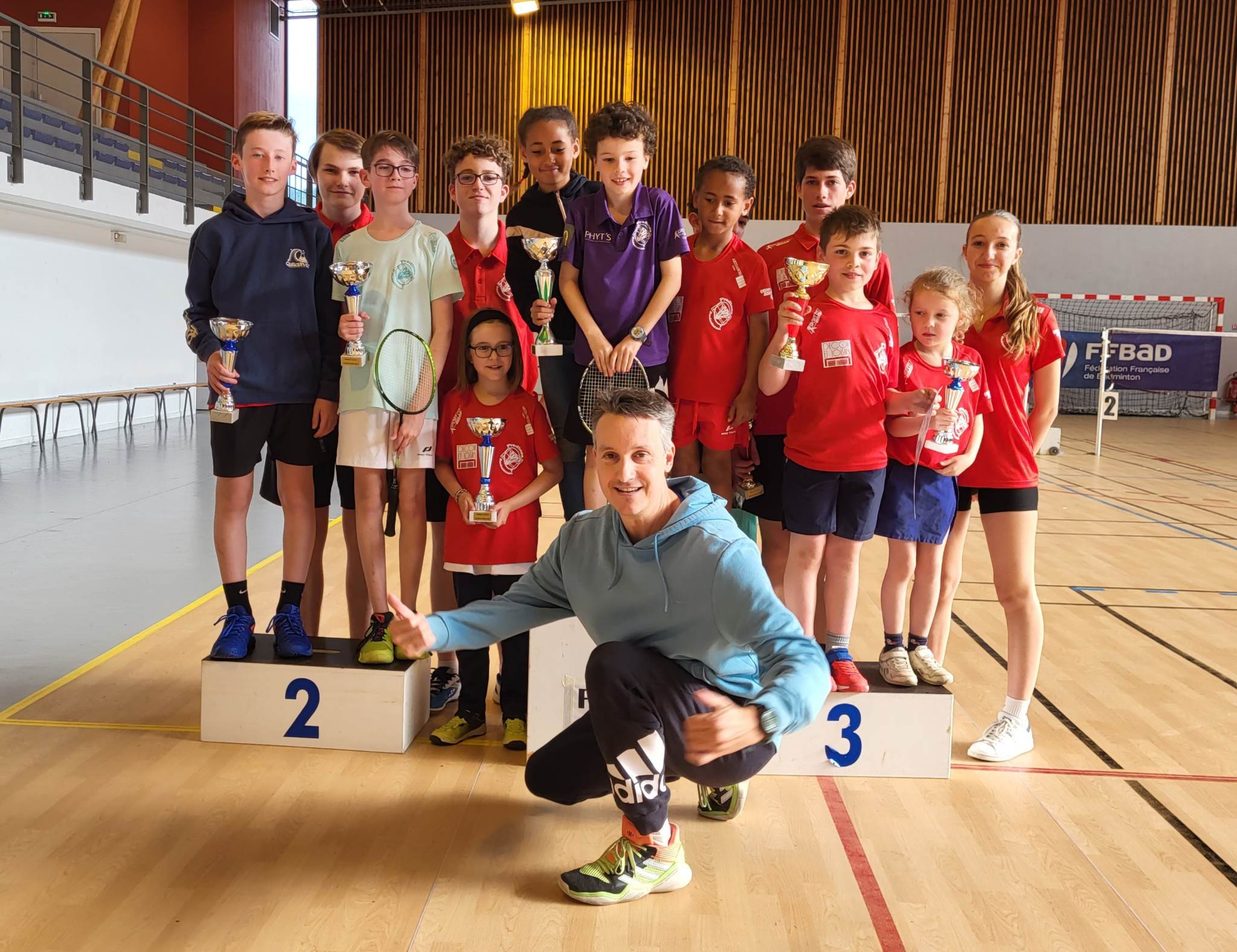 Pradines Badminton Nouvelle belle moisson lors des finales du Trophée