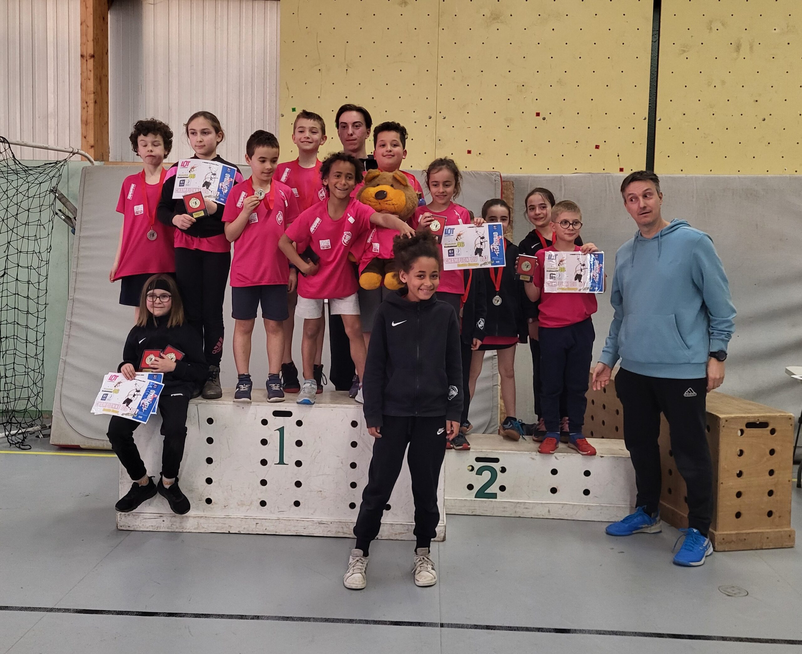 Belle Moisson Des Jeunes De Pradines Badminton Medialot