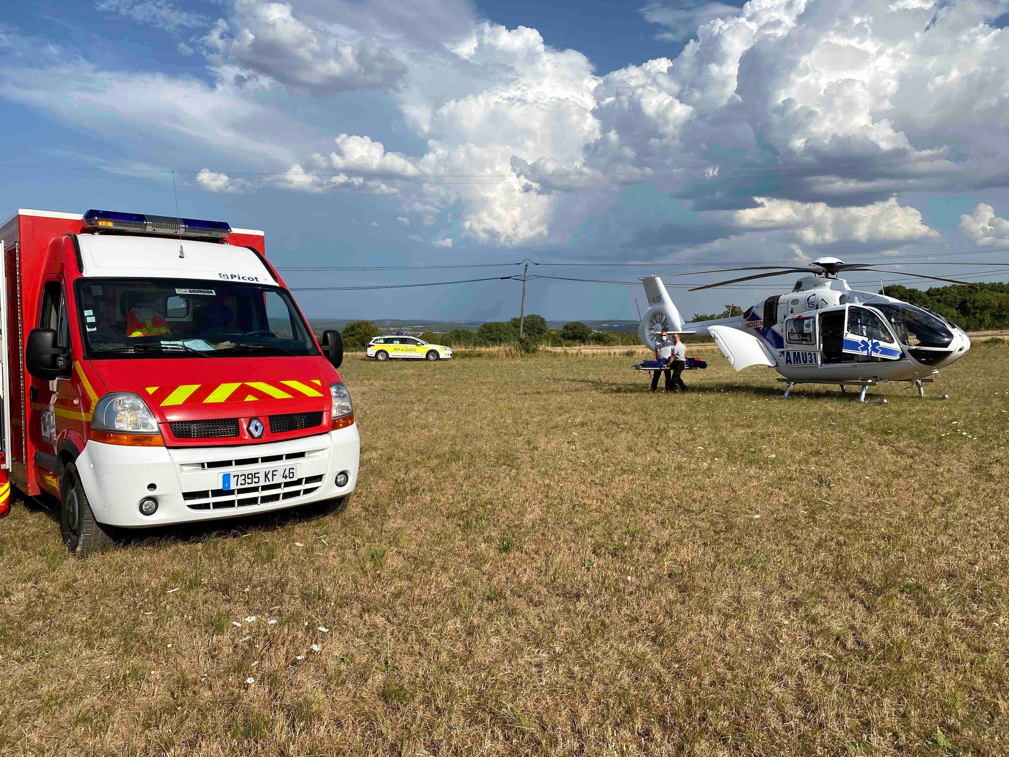 Accident A Reilhaguet Medialot