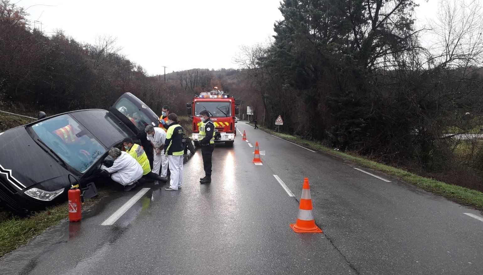 Cahors : Accident route de Montcuq – Medialot