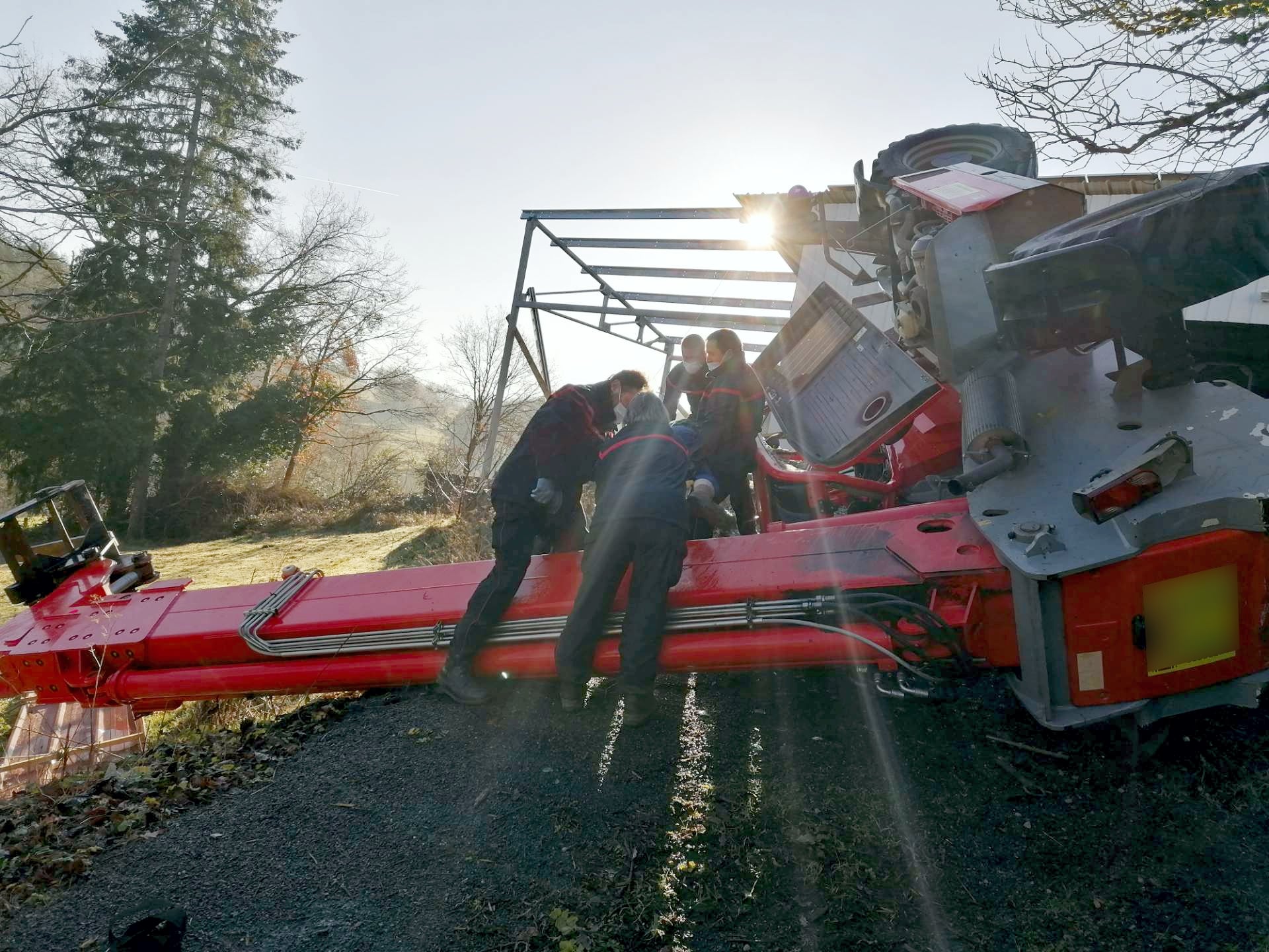 MontetetBouxal Accident d’engin télescopique Medialot