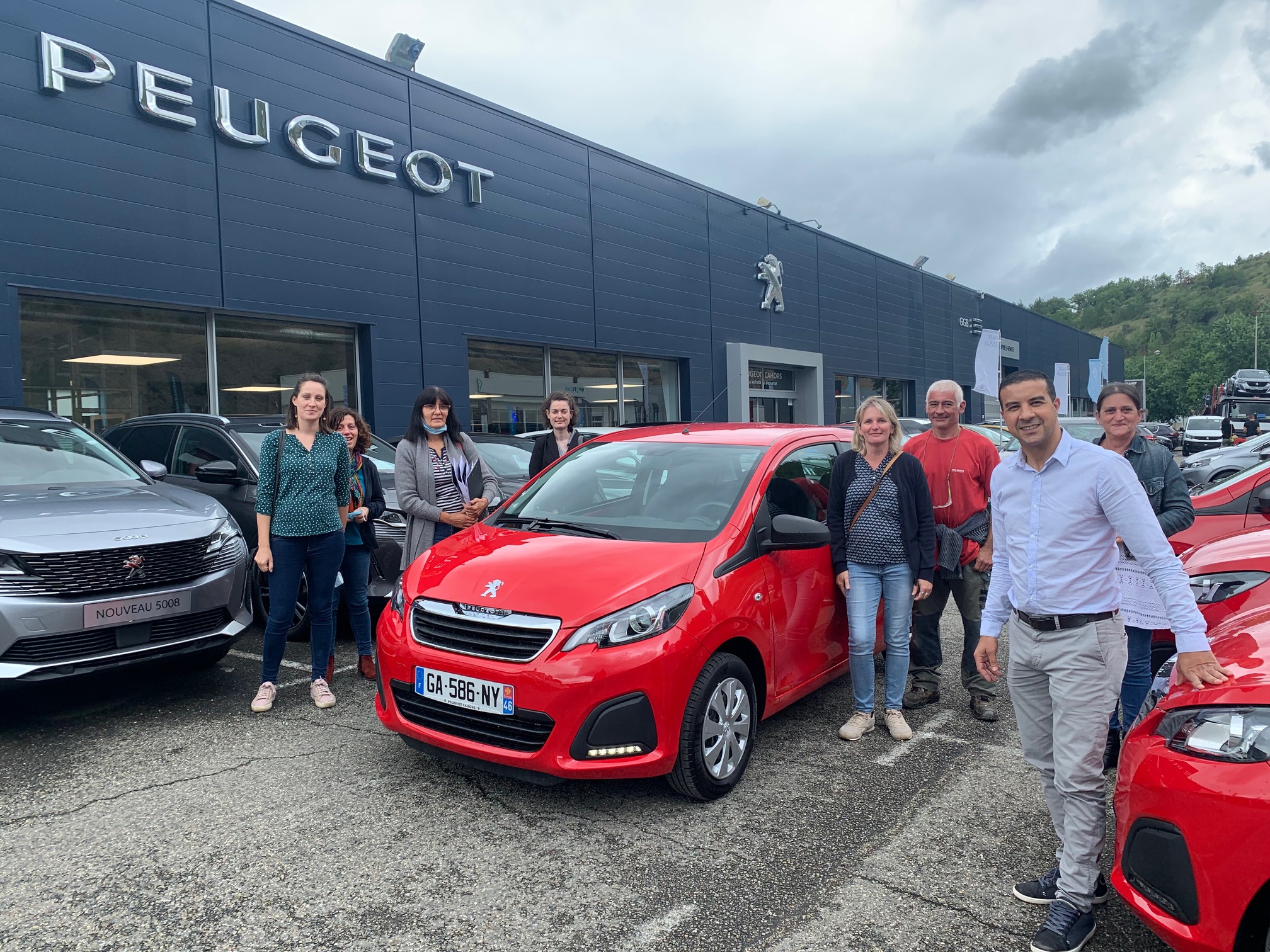 Cahors 10 Peugeot 108 pour le Service mobilité de l’association pour