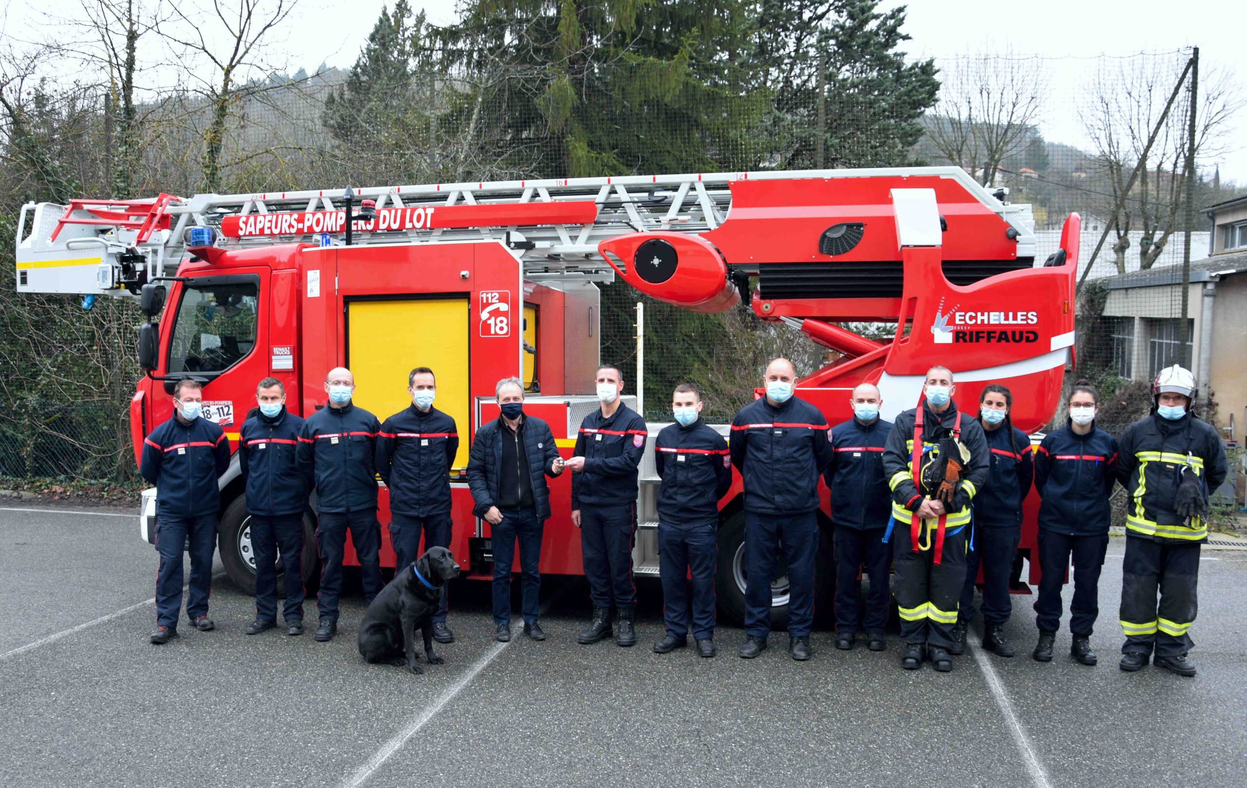 Cahors. Un nouveau camion-échelle pour les pompiers du Lot