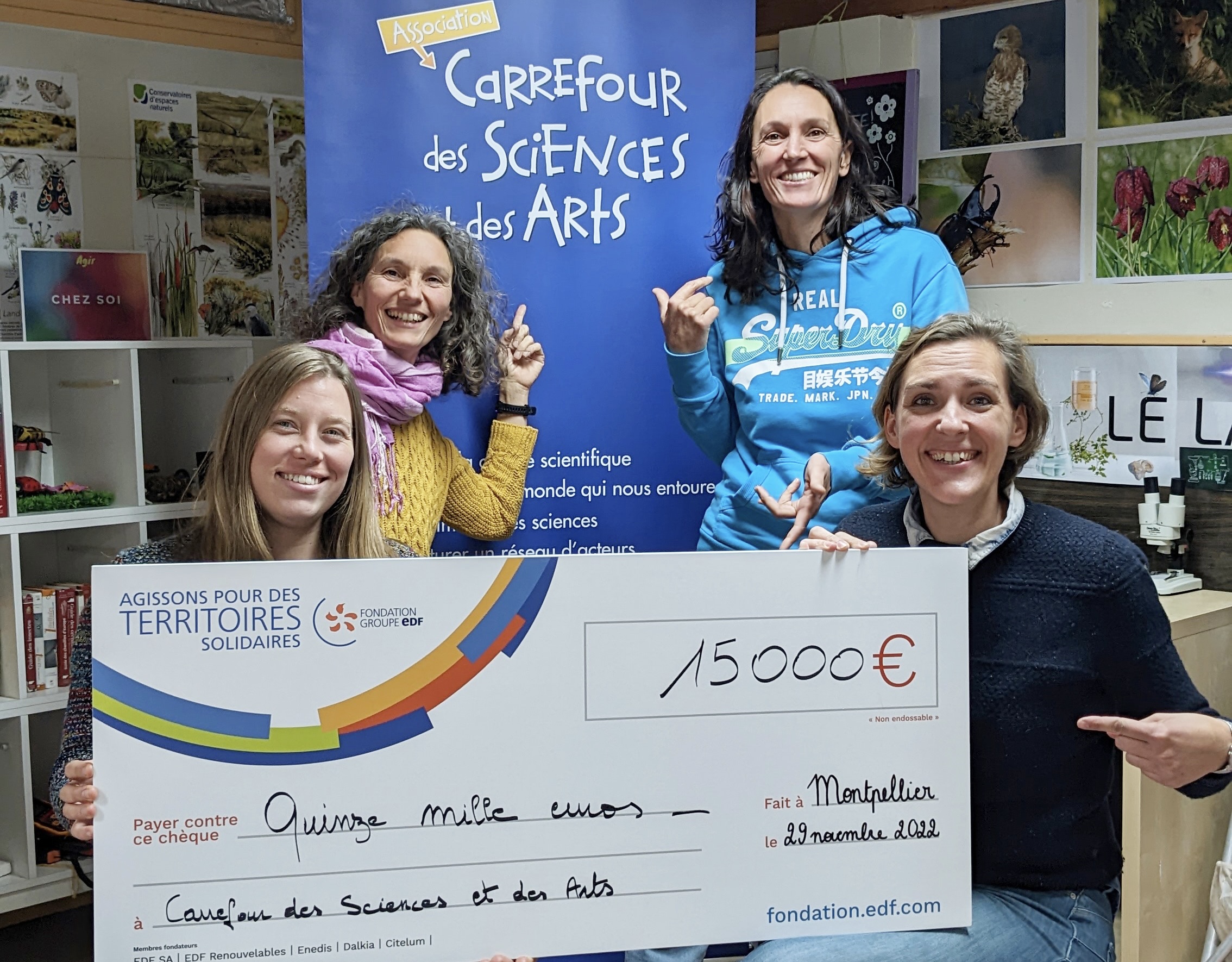 The EDF Group Foundation supports the Carrefour Center for Science and Arts – Medialot