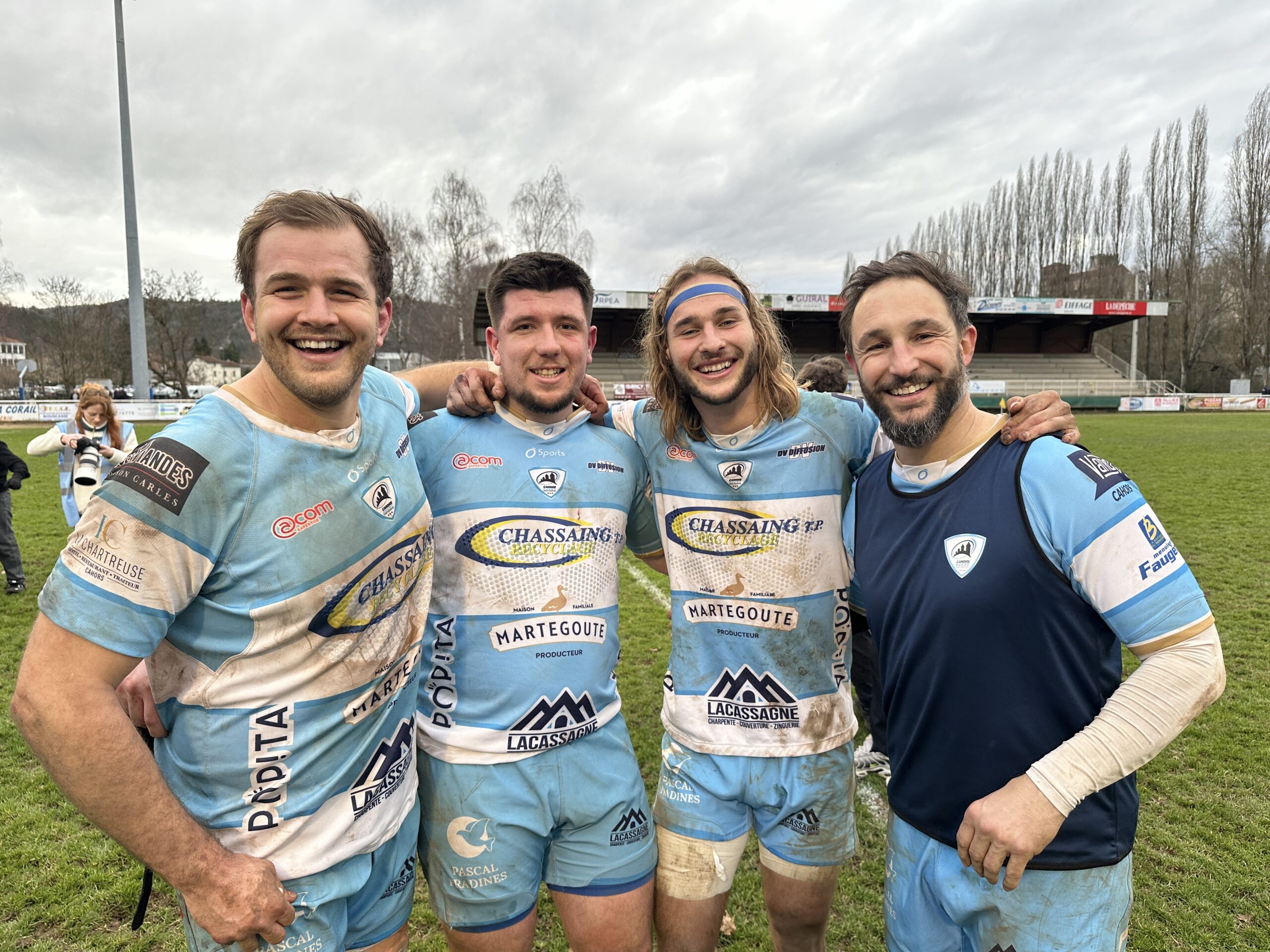 Belle réaction de Cahors Rugby contre Nafarroa !