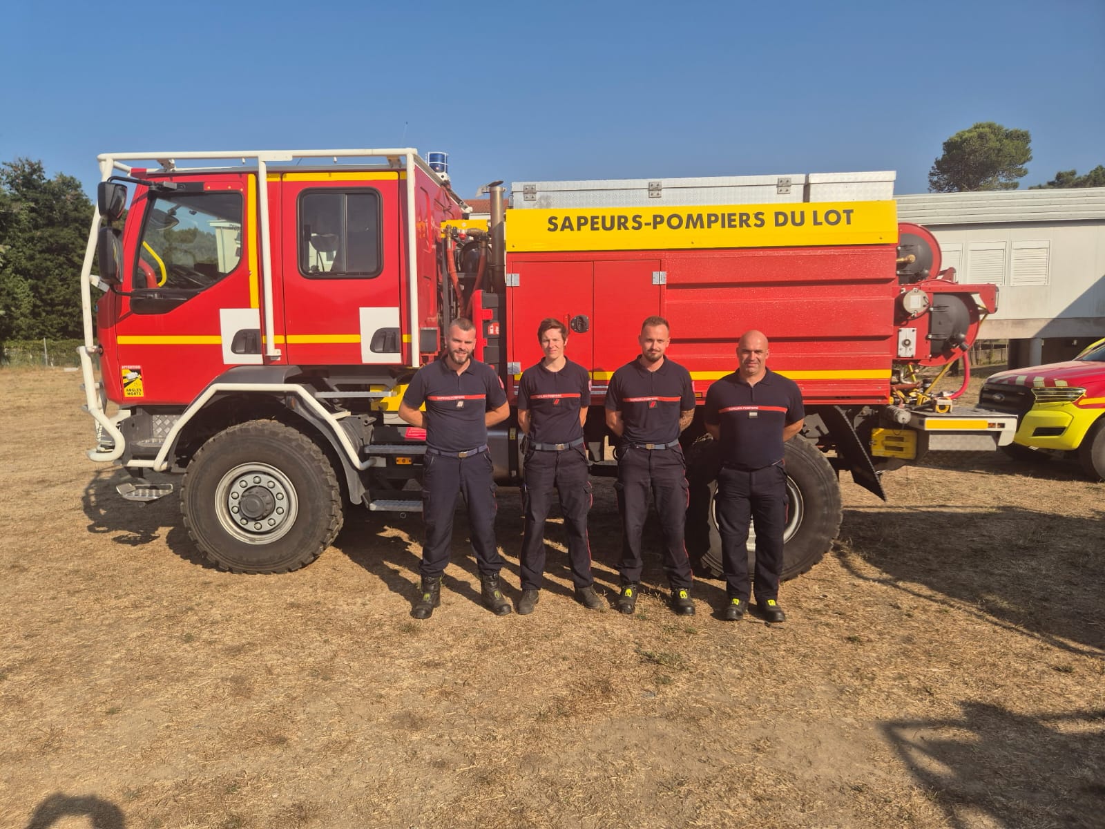 Les pompiers du Lot en renfort en Corse